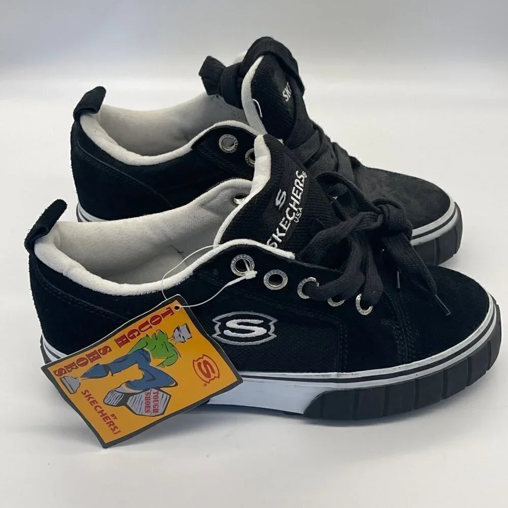 Skechers Vintage Y2K Platform Jammers Black Women’s 8 / Men’s 10 New No Box